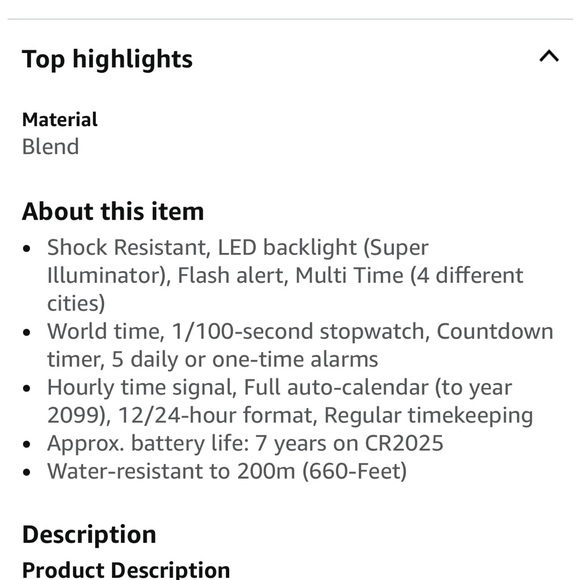 G-Shock Black & Gold Shock-Resistant Case - Picture 4 of 4